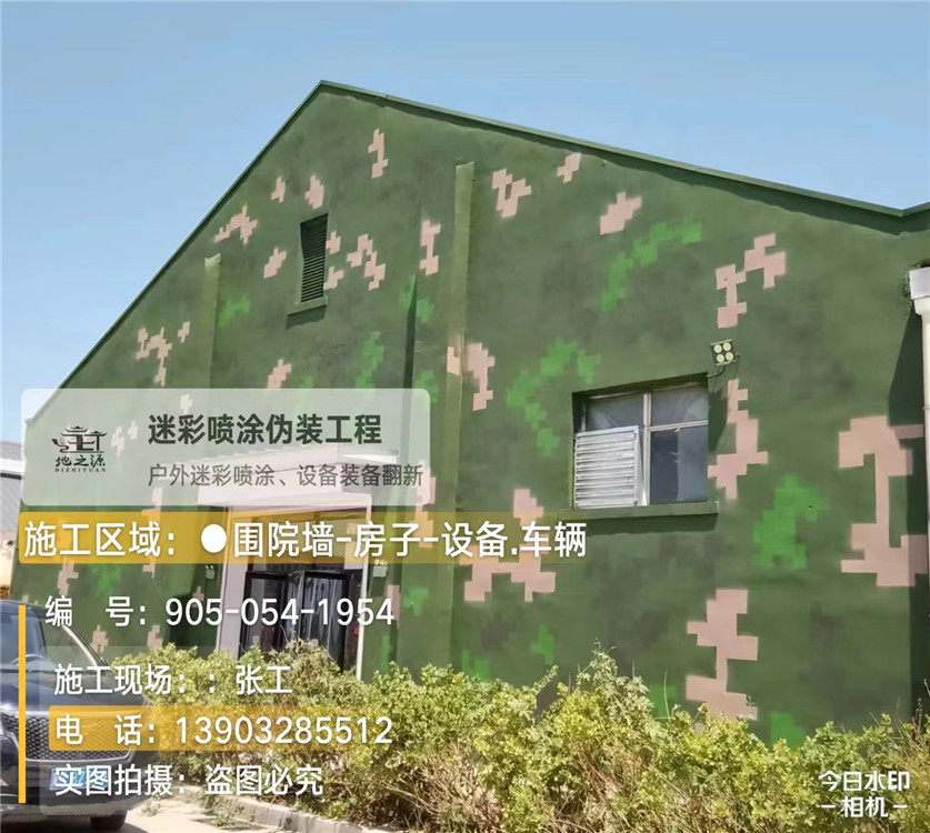 株洲外墙数码迷彩漆施工报价清单（100㎡标准墙面测算）